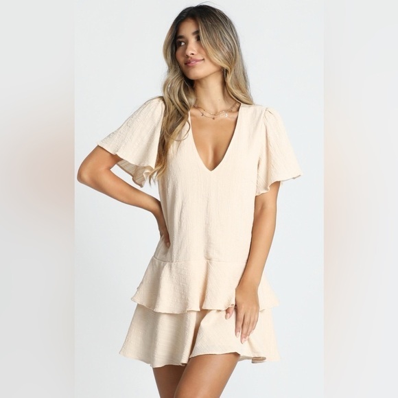 Showpo Bahama Baby Dress In Beige - Picture 2 of 12